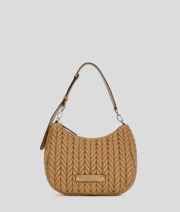 Karl Lagerfeld, K/weave Hobo Bag, Femme, Caramel, Taille: X00