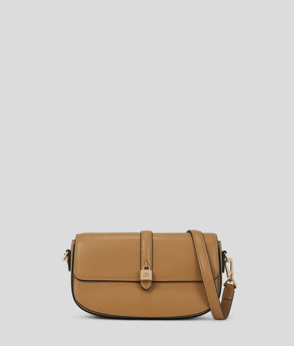 Karl Lagerfeld, K/autograph Padlock Shoulder Bag, Femme, Caramel, Taille: X00
