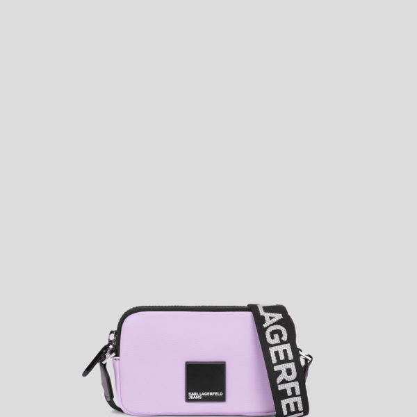 Karl Lagerfeld, Klj Box Logo Mini Crossbody Bag, Femme, Lavendula, Taille: X00