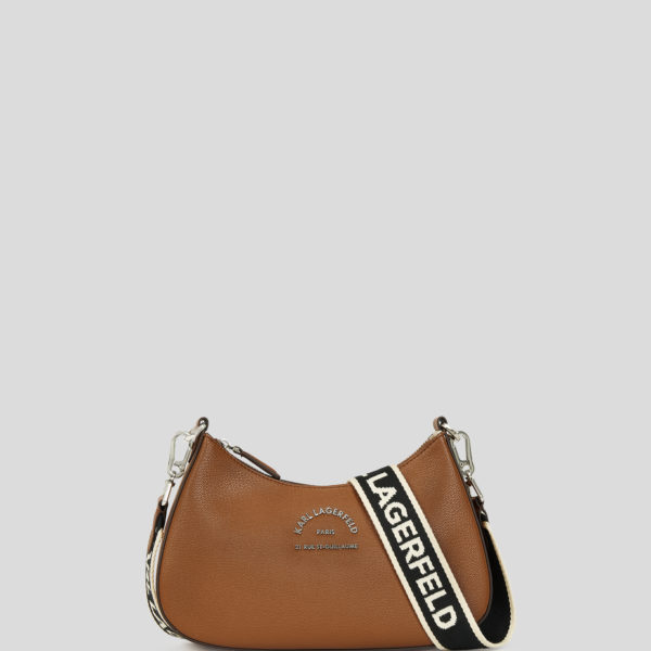 Karl Lagerfeld, Rue St-guillaume Metal Shoulder Bag, Femme, Tan foncé, Taille: X00