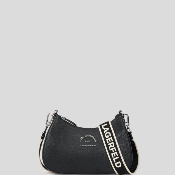 Karl Lagerfeld, Rue St-guillaume Metal Shoulder Bag, Femme, Noir, Taille: X00