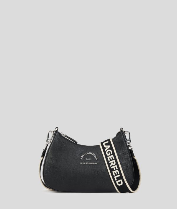 Karl Lagerfeld, Rue St-guillaume Metal Shoulder Bag, Femme, Noir, Taille: X00
