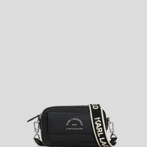 Karl Lagerfeld, Rue St-guillaume Metal Crossbody Bag, Femme, Noir, Taille: X00