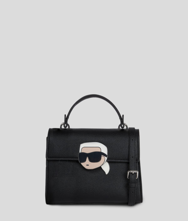 Karl Lagerfeld, Ikon Grainy Crossbody Bag, Femme, Noir, Taille: X00