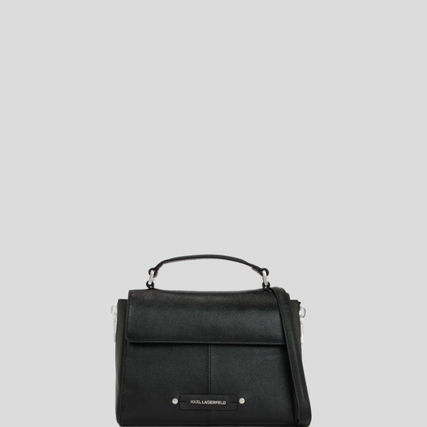 Karl Lagerfeld, K/hardware Small Top Handle Bag, Femme, Noir-Nickel, Taille: X00