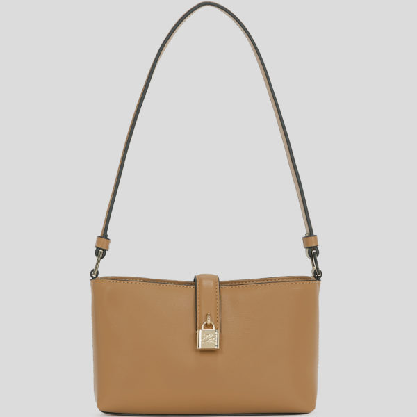 Karl Lagerfeld, K/autograph Padlock Shoulder Pouch, Femme, Caramel, Taille: X00