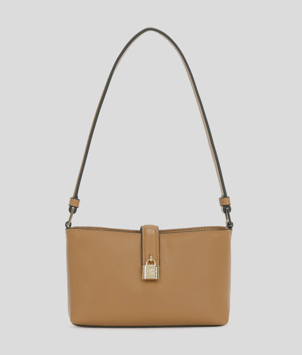 Karl Lagerfeld, K/autograph Padlock Shoulder Pouch, Femme, Caramel, Taille: X00