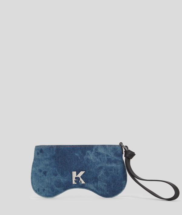 Karl Lagerfeld, Sunglasses Phone Pouch, Femme, Visuel teinté Bleu lavé, Taille: X00