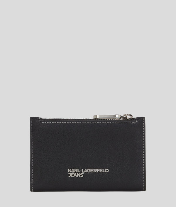 Karl Lagerfeld, Chain Bifold Wallet, Femme, Noir, Taille: X00