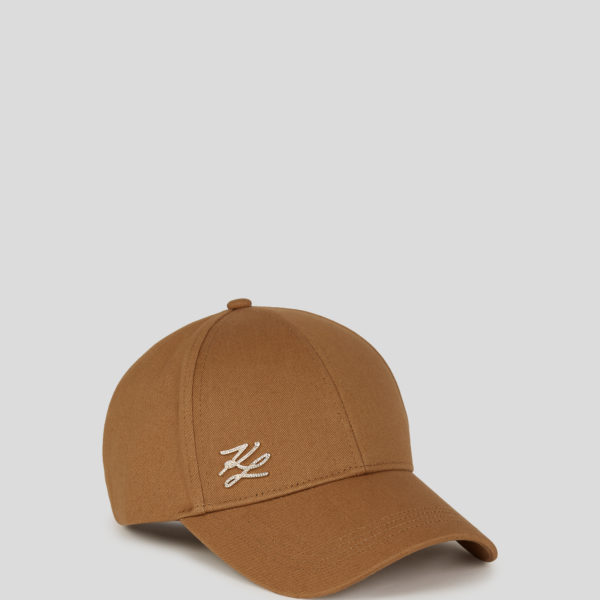 Karl Lagerfeld, K/autograph Pin Cap, Femme, Caramel, Taille: X00