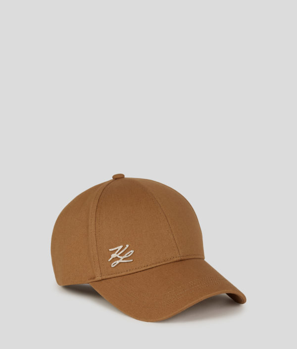 Karl Lagerfeld, K/autograph Pin Cap, Femme, Caramel, Taille: X00