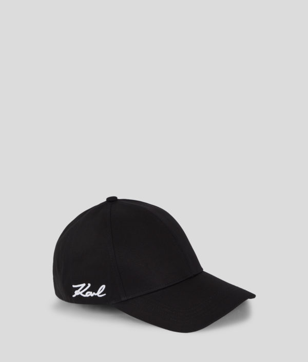 Karl Lagerfeld, K/signature Cap, Femme, Noir, Taille: X00