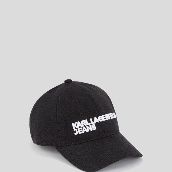 Karl Lagerfeld, Denim Cap, Femme, Denim Noir, Taille: X00