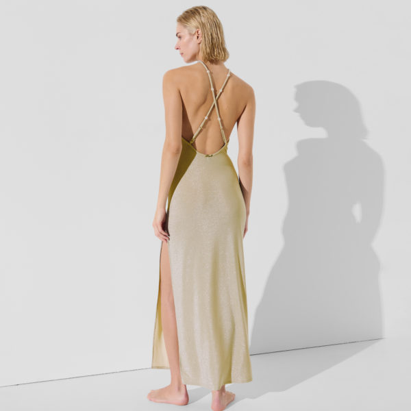 Karl Lagerfeld, Shimmer Beach Dress, Femme, Champagne, Taille: XXS