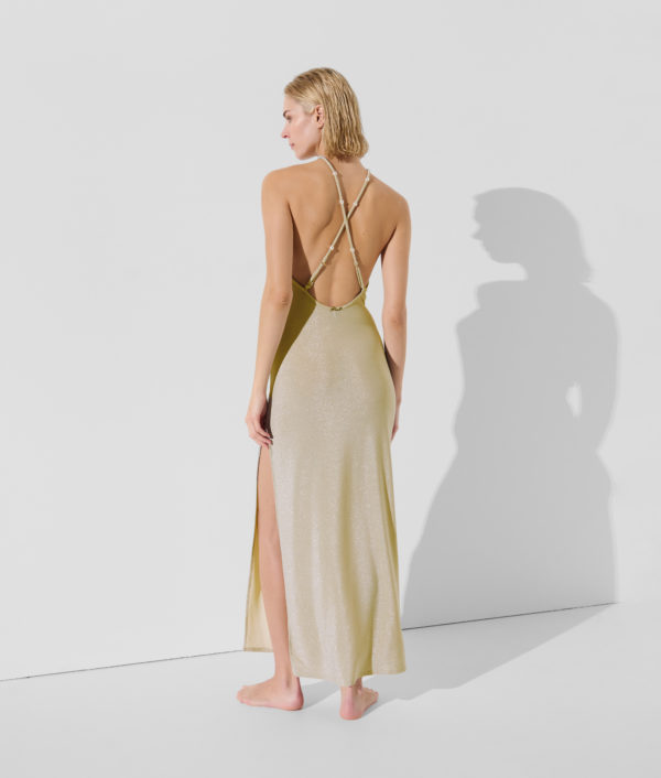 Karl Lagerfeld, Shimmer Beach Dress, Femme, Champagne, Taille: XXS