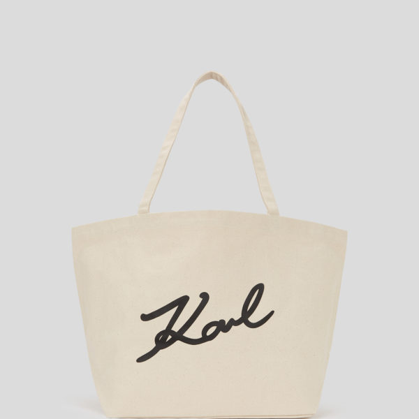 Karl Lagerfeld, K/signature Shopper, Femme, Naturel, Taille: X00