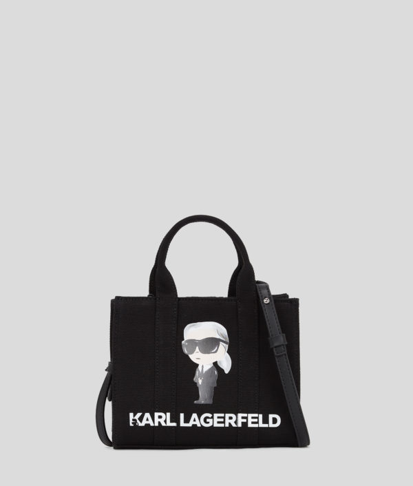 Karl Lagerfeld, Ikon Mini Tote Bag, Femme, Noir, Taille: X00