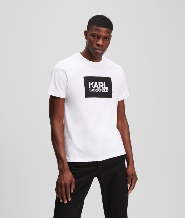 Karl Lagerfeld, T-shirt À Logo Karl, Homme, Blanc, Taille: XXXL