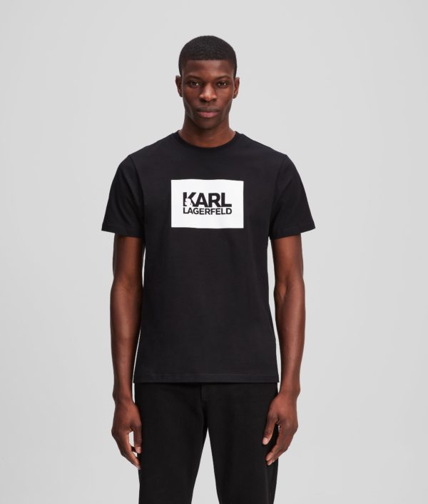 Karl Lagerfeld, T-shirt À Logo Karl, Homme, Noir, Taille: XXXL