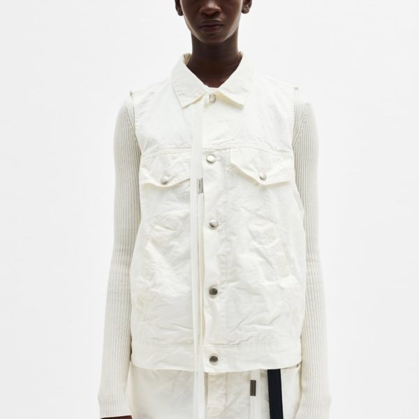 Juliette 5 Pocket High Comfort Sleeveless Jacket - ANN DEMEULEMEESTER