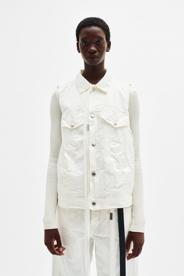 Juliette 5 Pocket High Comfort Sleeveless Jacket - ANN DEMEULEMEESTER