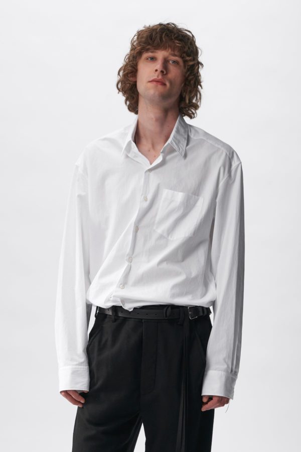 Mark High Comfort Shirt Popeline - ANN DEMEULEMEESTER