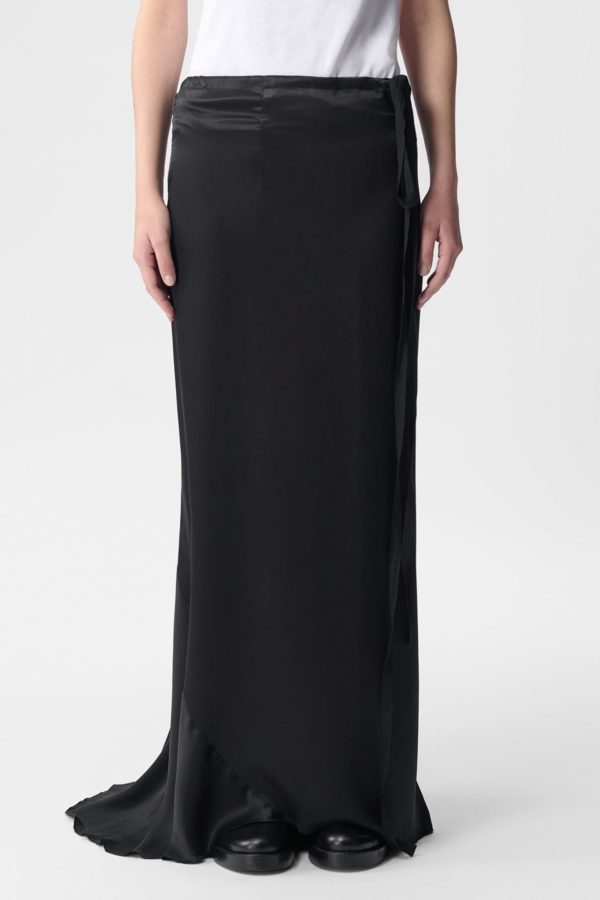 Eveline Long Bias Skirt - ANN DEMEULEMEESTER