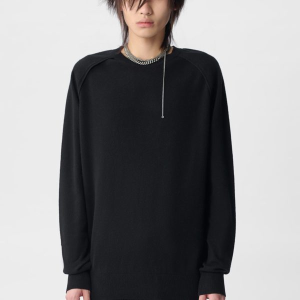 Lemme Knitted Crewneck Sweater - ANN DEMEULEMEESTER