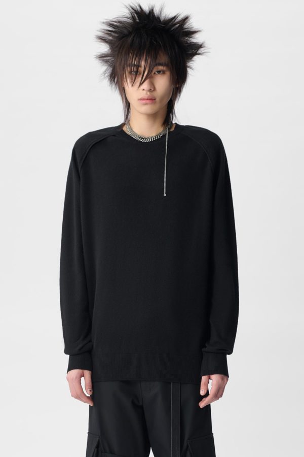 Lemme Knitted Crewneck Sweater - ANN DEMEULEMEESTER