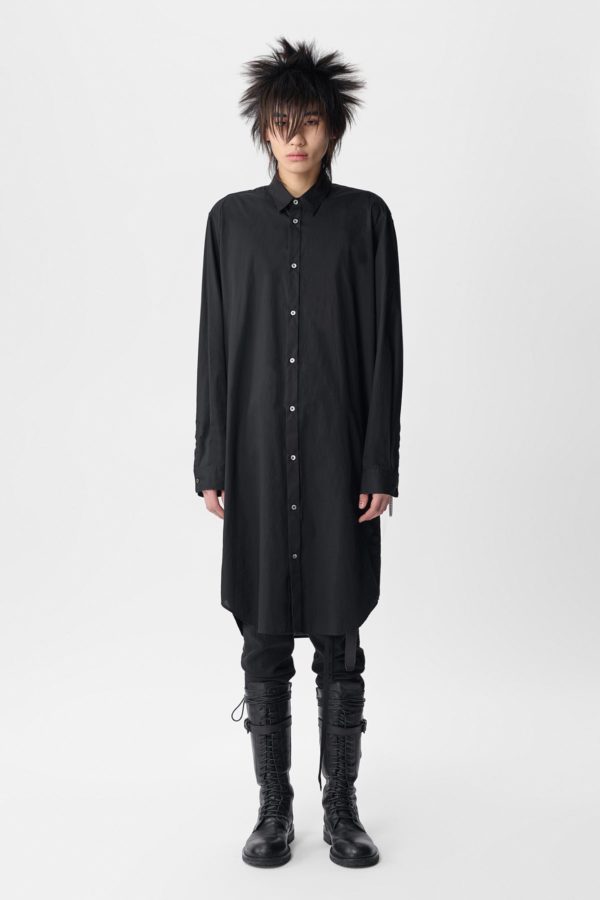 Maurice Long Shirt In Cotton Muslin - ANN DEMEULEMEESTER