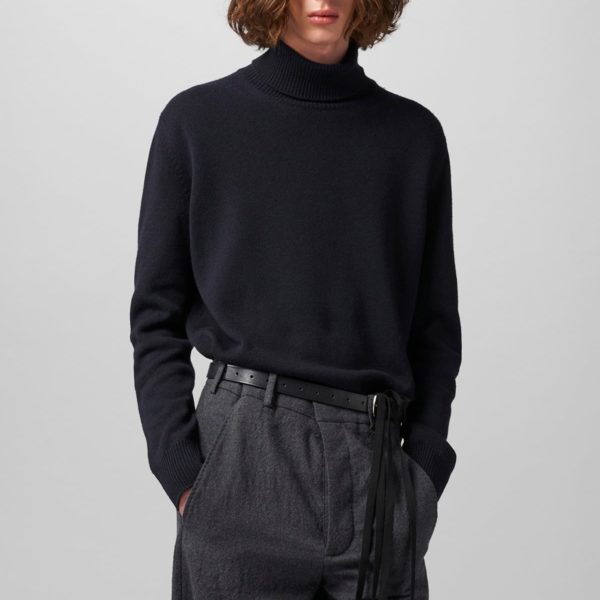 Kurt Knitted Dolcevita Neck Sweater - ANN DEMEULEMEESTER