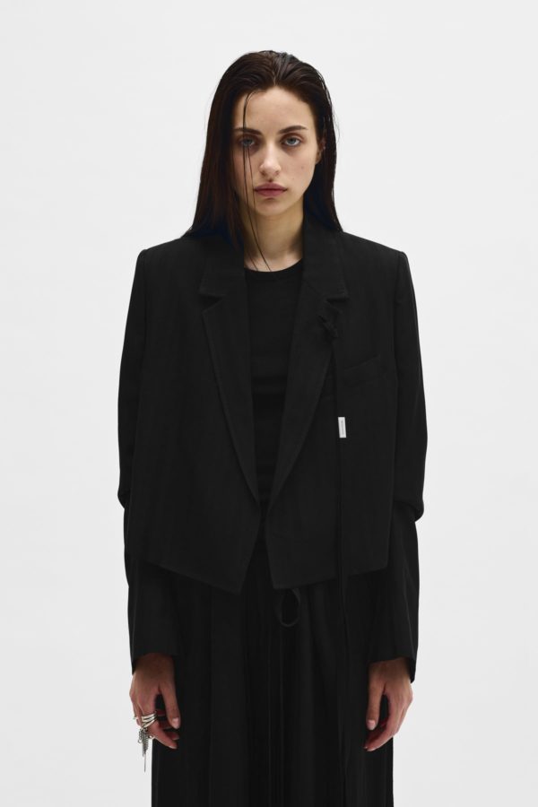 Inge Cropped Slouchy Jacket - ANN DEMEULEMEESTER