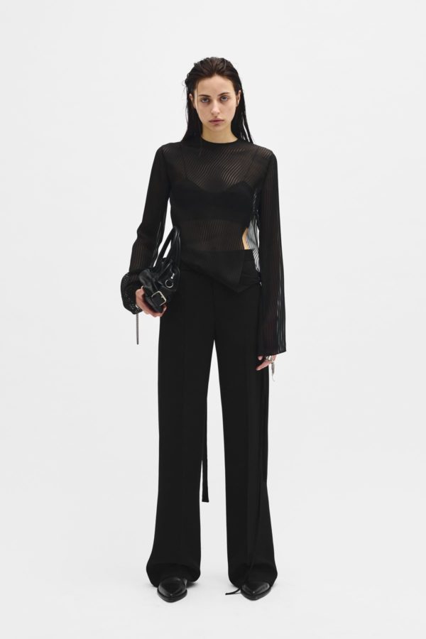 Maaike Flared Comfort Trousers - ANN DEMEULEMEESTER