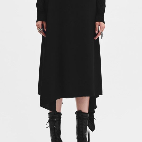 Ylva Mid Wrap Skirt - ANN DEMEULEMEESTER