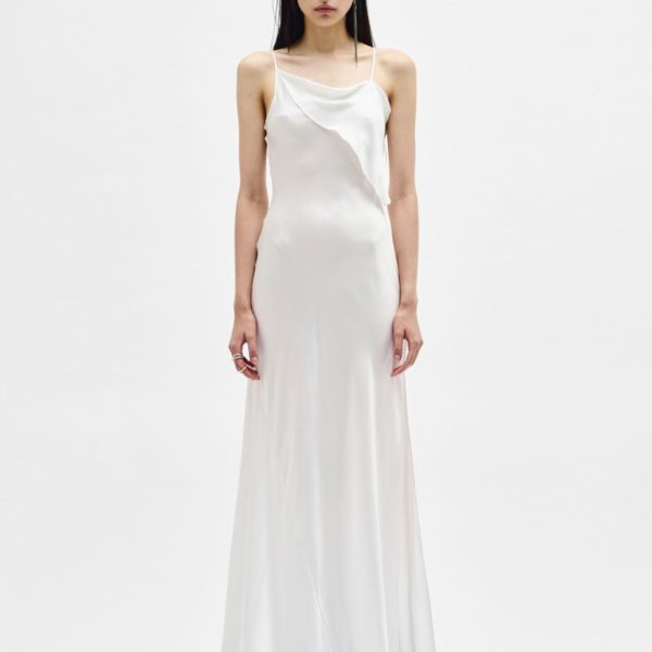 Aaricia Long Bias Slip Dress - ANN DEMEULEMEESTER