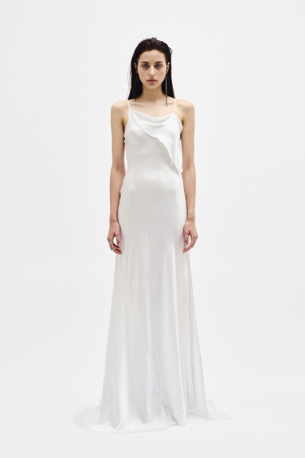 Aaricia Long Bias Slip Dress - ANN DEMEULEMEESTER