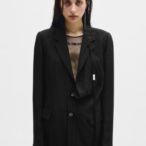 Disa Asymmetric Deconstructed Blazer - ANN DEMEULEMEESTER