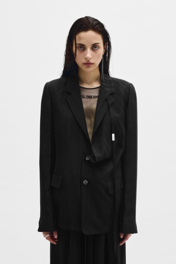 Disa Asymmetric Deconstructed Blazer - ANN DEMEULEMEESTER