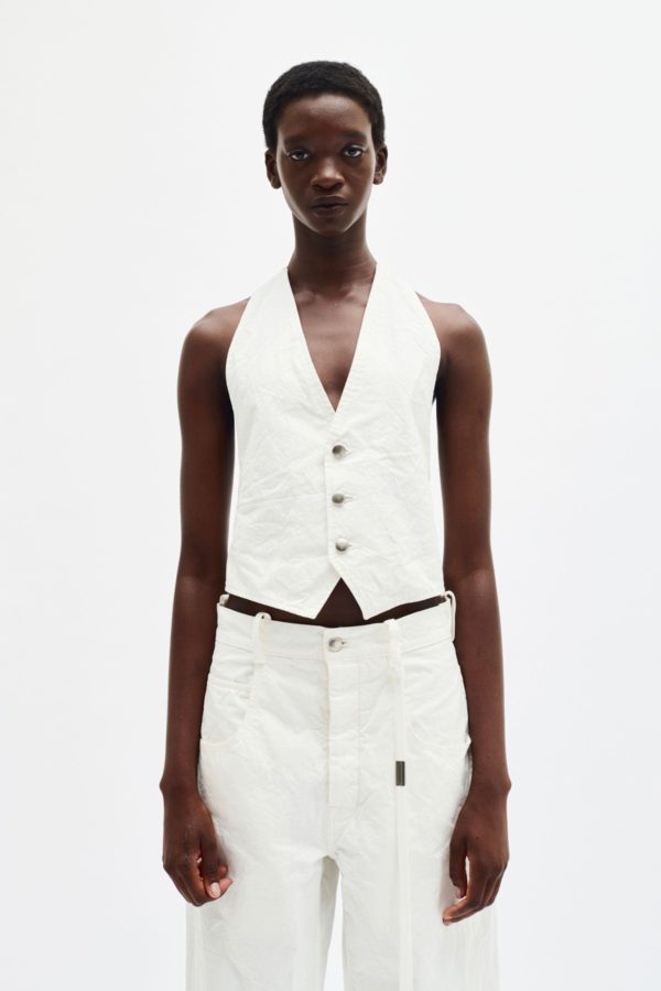 Monique Micro Waistcoat - ANN DEMEULEMEESTER