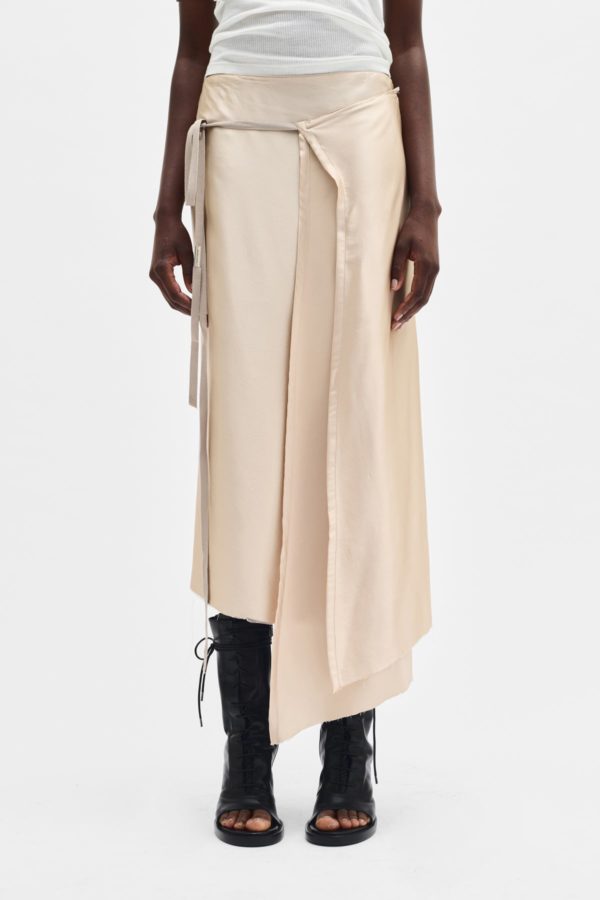 Urda Wrap Midi Skirt - ANN DEMEULEMEESTER