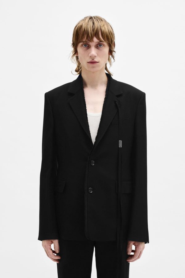 Cadby Frayed Tailored Blazer - ANN DEMEULEMEESTER