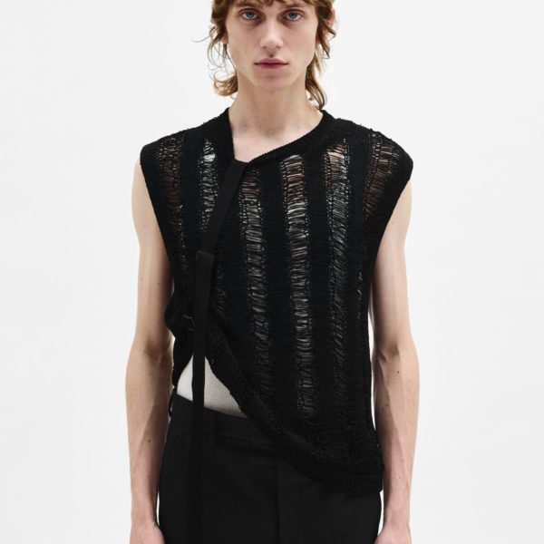 Palmer Ladder Stitch Vest - ANN DEMEULEMEESTER