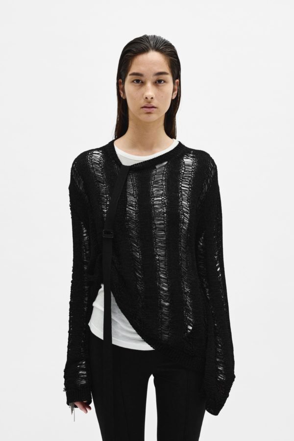 Cilla Ladder Stitch Sweater - ANN DEMEULEMEESTER