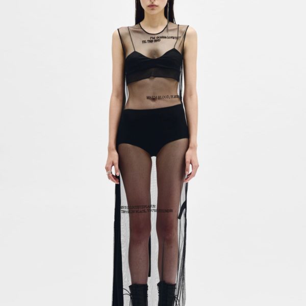 Seda Sleeveless  »till The End » Tulle Dress – ANN DEMEULEMEESTER