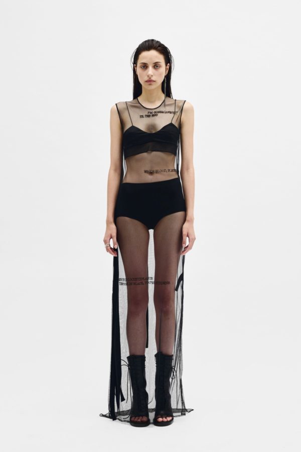 Seda Sleeveless ''till The End'' Tulle Dress - ANN DEMEULEMEESTER