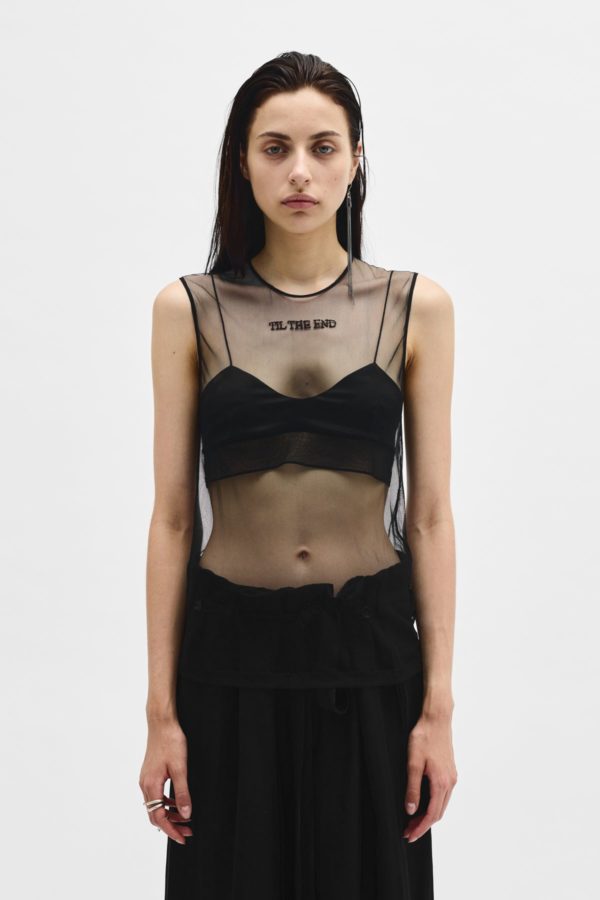 Till The End'' Sleeveless Top - ANN DEMEULEMEESTER