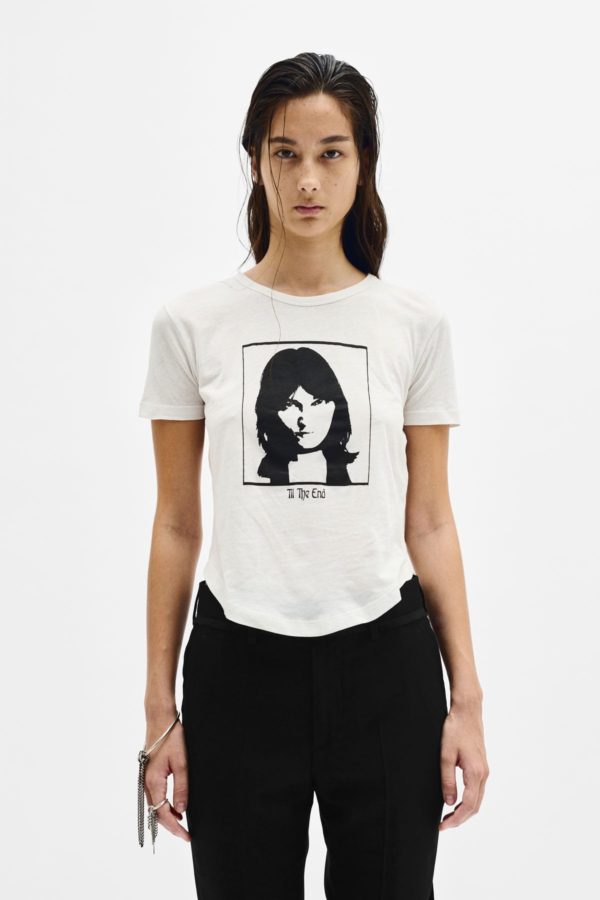Georgette ''till The End'' Micro T-shirt - ANN DEMEULEMEESTER