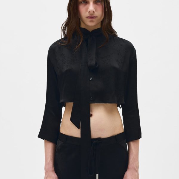 Moni Cropped Shirt - ANN DEMEULEMEESTER