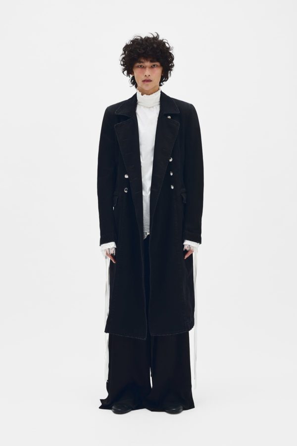 Wilem Double Breasted Fitted Trench Coat - ANN DEMEULEMEESTER