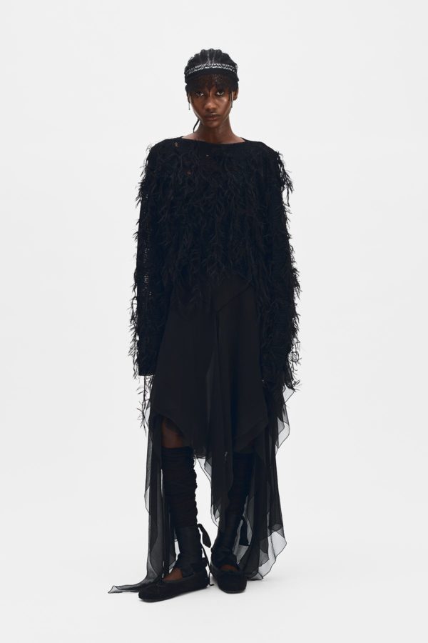 Multilayer Midi Slip Dress - ANN DEMEULEMEESTER